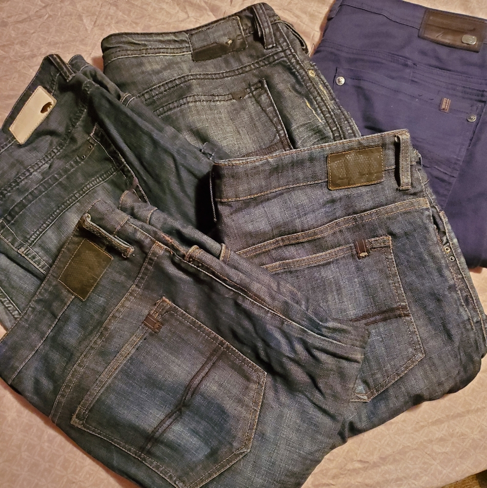 5 pairs of Buffalo Jeans.